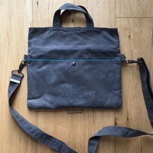 Moop “Paperback” waxed canvas bag